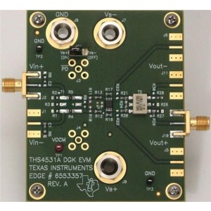 THS4531DGKEVM, Средства разработки интегральных схем (ИС) усилителей THS4531DGKEVM