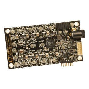 DC2028A, Средства разработки интегральных схем (ИС) управления питанием LTC2977 Demo Board: Octal Power Supply Manager [Requires DC1613]