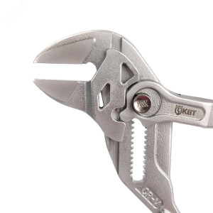 Клещи переставные - гаечный ключ 180 мм серия Профи, с кнопочной самофиксацией, монтаж и демонтаж гаек, винтов с шестигранной головкой