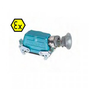 Крышка разъема Ex EX GOT GS16 M25 09IA Z4, Крышка разъема на кабель, типоразмер 16B, взрывозащита, с уплотнителем, 1 кабельный ввод M25x1,5, с разгрузкой на изгиб, IP54, с боковым расположением, с двумя защелками, материал корпуса: цинковый сплав