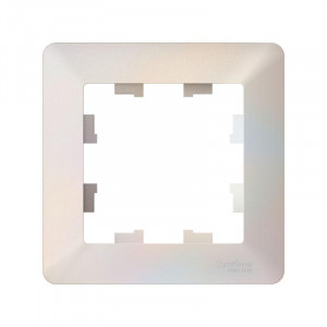 ATLASDESIGN AIR 1-постовая РАМКА, ЖЕМЧУГ/дымчатый белый ATN220401