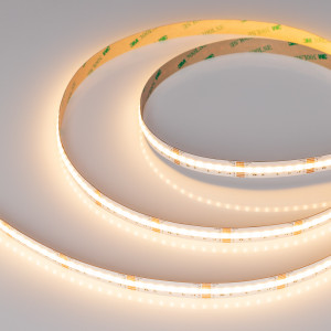 COB-X840-12MM 24V RGBW-MIX, Лента COB сплошной засветки без видимых светодиодов, открытая IP20. Светодиоды CSP, 840 шт/м (4200 шт на 5 м), белая плата, скотч 3M. Цвет RGB+MIX ТЕПЛЫЙ 2700K/БЕЛЫЙ 6000K, индекс цветопередачи CRI>90 , угол 160°. Питание 24V, мощность 16 Вт/м (80 Вт на 5