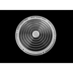 UFO184D60G-100W-K56, Круглая групповая линза под светодиоды 2835, 3030 D=184мм H=7.69мм, эфф=88% 60°, PC-1250Z