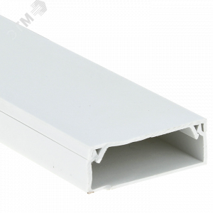 Канал кабельный (100х40) (8 м) белый Plast kk-100-40