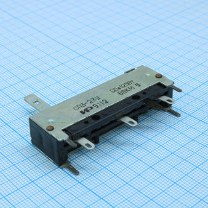 СП3-23И 0.125 В-12 20%    68К, Резистор переменный регулировочный движковый одинарный, H=25mm, L=50mm, h=18mm, b=11.5