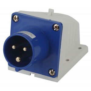 Вилка стационарная 513 2Р+РЕ 16А 220В IP44 (10/60/960) Б0032855