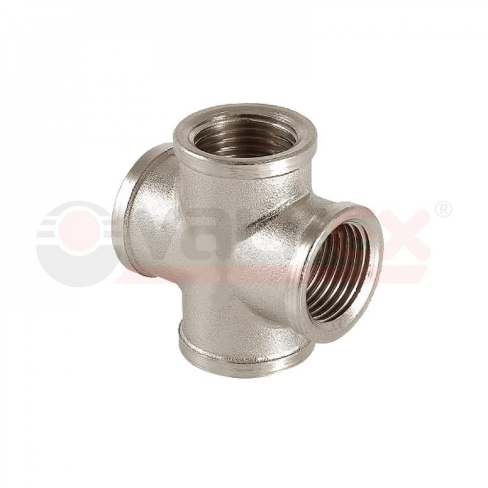 Изображение товара Крестовина никелированная ВР 3/4 дюйм VALFEX VF.760.N.034
