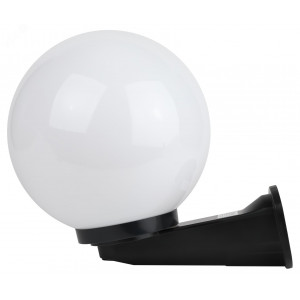 НБУ 01-60-251 Светильник садово-парковый шар опал с настенным крепежом D250mm Е27 (1/30) Б0048075