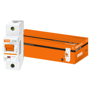 Автоматический выключатель ВА47-125 1Р 16А 15кА х-ка С SQ0208-0050