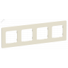 Изображение товара FLITE CLASSIC Рамка 4-местная РУ-4-К-ФлСл сливочный IEK FI-M42-32-20-K86
