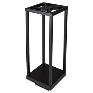 Светильник LGD-Path-Cub-H500B-12W Warm White 021800, 500мм уличный светодиодный светильник для дорожек, угол освещения 125°, свет на 4 стороны. Цвет ТЕПЛЫЙ БЕЛЫЙ 3000К, светодиод 12Вт CREE (653 лм). Влагозащищенный корпус IP54 - черный алюминий, экран закаленное стекло. Питание 230В, мощность 12 Вт. Размеры