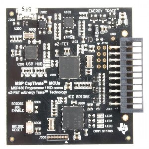 CAPTIVATE-PGMR, Средства разработки тактильных датчиков MSP430 CapTIvate MCU Programmer