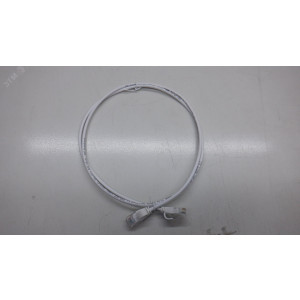 Патч-корд категории 5E UTP LSZH 1м slim колпачок с язычком белый PC08-C5EUL-1M-SL-WT