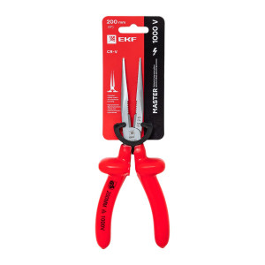 Длинногубцы изогнутые Master 200 мм 1000В EKF