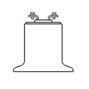 B72280B0551K001, Варистор из оксида металла 550В переменного тока/745В постоянного тока 100000A 910В предел болтовое крепление