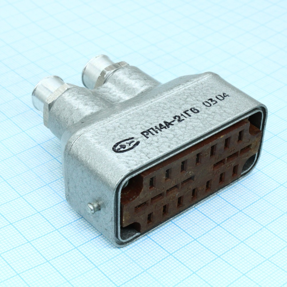 Изображение товара Соединитель низкочастотный РП14А-21Г6 прямоугольный для внутреннего монтажа
