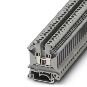 3004362, Клеммные колодки для DIN-рейки UK5N 6.2mm FEED THRU 600V 30A GRAY