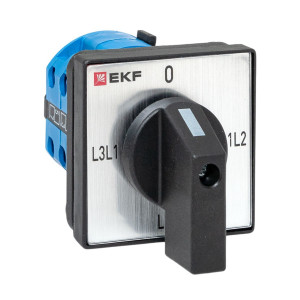 Переключатель кулачковый ПК-1-73 10А 3P для вольтметра линейное напряжение PROxima pk-1-73-10