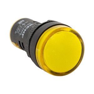 Матрица светодиодная AD16-22HS желт. ledm-ad16-o, Лампа сигнальная d22-230V желт