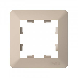 ATLASDESIGN AIR 1-постовая РАМКА, ПЕСОЧНЫЙ/дымчатый белый ATN221201