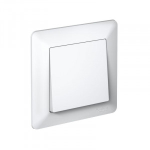 ATLASDESIGN AIR 1-постовая РАМКА, БЕЛЫЙ/дымчатый белый ATN220101