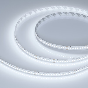 Лента UL-A200-10mm 24V White6000 (20 W/m, IP20, 2835, 5m) 037227, Светодиодная лента UL-A200, открытая. Светодиоды 2835, 200 шт/м (1000 шт на 5 м). Белая плата 10 мм, скотч 3M. Цвет БЕЛЫЙ 6000 K, CRI> 90, угол рассеивания 120°. Напряжение питания 24 В, мощность 20 Вт/м (100 Вт на 5 м). Размеры 5000x10x1.5 мм. Мин.отрезо