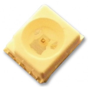 HSMS-A100-J00J1, Светодиод красный прозрачный 2PLCC для поверхностного монтажа
