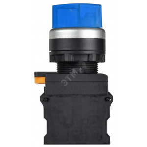 Переключатель с подсветкой 3 полож. 2NO синий MASTER IEK MI-SW60-20XD-4-14-3-K07