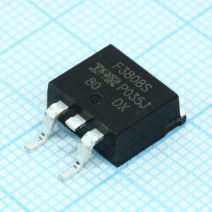 IRF3808STRRPBF, Транзистор полевой MOSFET N-канальный 75В/106А/200Вт/0.007 Ом