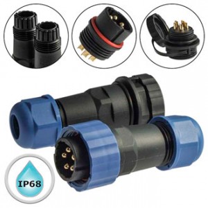 SZC21 5P-F-M, Разъём герметичный SZC21 5P-F-M, 5 контактов