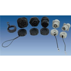 AWS9-1939, Автомобильные разъемы SML FLNGE J1939 RCPT WAVE SPRING