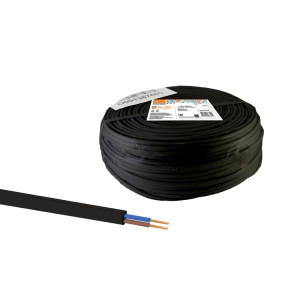 Шнур ШВВПмб 2х0,5 (200м), черный Народный SQ0120-0353