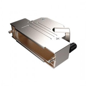 8655MHRA5001LF, Корпуса разъемов D-Sub  50 POS METAL HOOD ANGLE EXIT