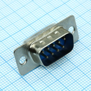 DS1033-09MUNSISS, Вилка 9 pin на кабель (пайка)