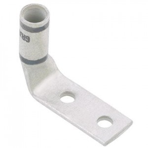 LCDX1-14AF-X, Сверхмощные разъемы питания Cu Comp Lug 2H #1 Awg, flex 1/4