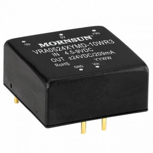 VRA0524XYMD-10WR3, Преобразователь DC/DC 10 Вт, вход 5(4.5-9) VDC, c 2 выходами, DIP на плату