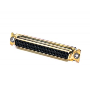 DCCR37SFO, Стандартные соединители D-Sub  DSUB 37 F CRIMP R FLOA FO ZI