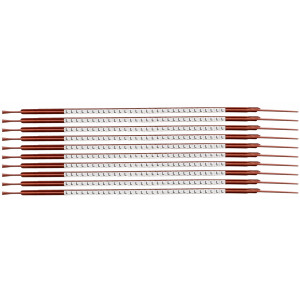 brd132971, SCN-03-L клипсы белые, 300шт/упак, для провода 1-1.3мм диаметра, легенда L