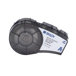 brd152098, M21-30-423 этикетки, полиэстер В-423, размер 38.10х19.05 мм, черный на белом, 91 шт. в упак. (M210, M210-LAB)