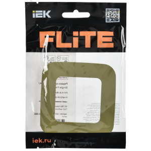 FLITE ARTISTIC Рамка 1-местная РУ-1-А-ФлО оливковый IEK FI-M12-31-20-K26