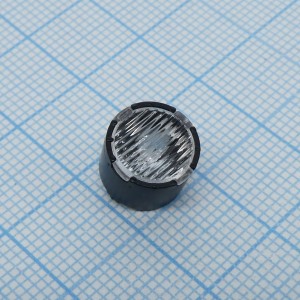 FP11124_LISA2-O-PIN, Линза D=10мм, H=6,7мм 45°-20° oval для Osram Oslon SSL 80