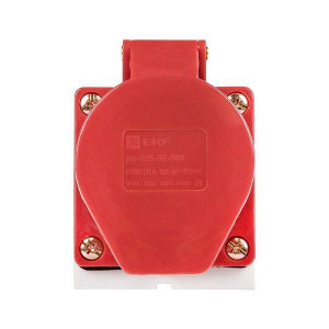 Розетка наружн. уст. 32А 380В 3P+РЕ+N IP44 (125) ps-125-32-380