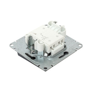 Механизм выключателя, двухклавишный, с подсветкой, графит Эпика EKF UP1-SWG-24