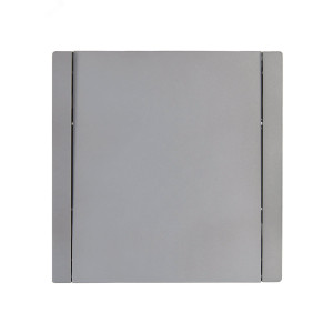 FORTE&PIANO Выключатель 1-клавишный перекрестный 10А FP512 сталь IEK FP-V13-0-10-1-K46