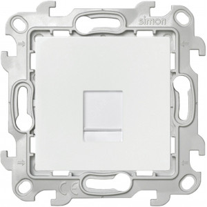 Розетка компьютерная СП 24 RJ45 кат.5E UTP IP20 механизм бел. 2410598-030, Розетка информ. RJ45 Cat.5е UTP, S24, белый