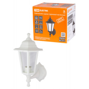 Светильник садово-парковый НБУ 06-60-001 шестигранник, настенный, пластик, белый SQ0330-0731