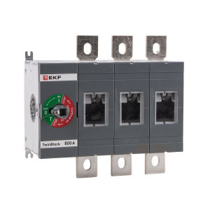 Рубильник 3п 800А без рукоятки управления TwinBlock PROxima tb-s-800-3p