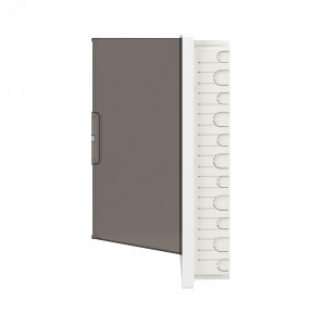 Щиток 36 мод встраиваемый FRAME ЩРв-П-36, белый, с тонированной дверцей, с 4 шинами PEN (2шт на 8 отв. и 2шт на 10 отв.) F36B1WD DKC F36B1WD