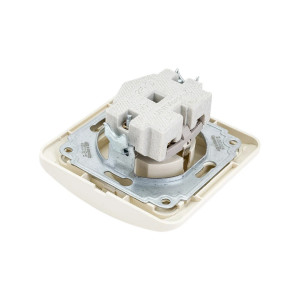 Розетка 1-м СП Валери 16А с заземл. сл. кость UNIVersal Б-В0028