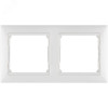 Рамка 2-м Valena горизонт. бел. Leg 774452
